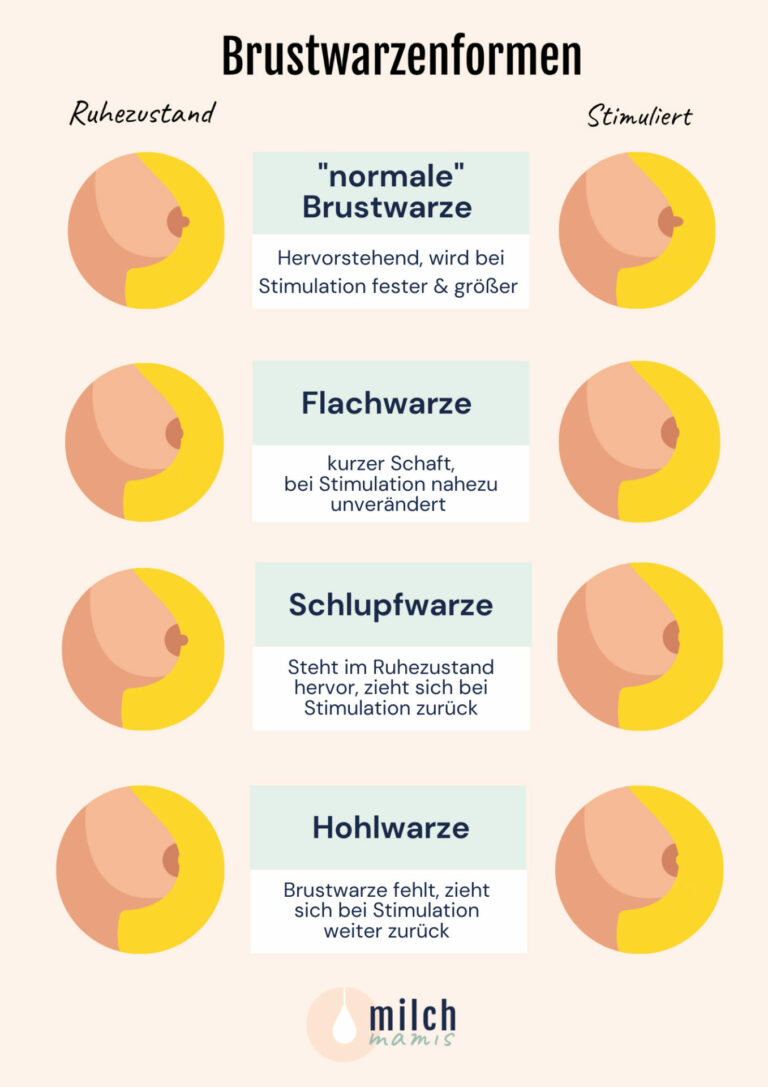 Übersicht Brustwarzenformen